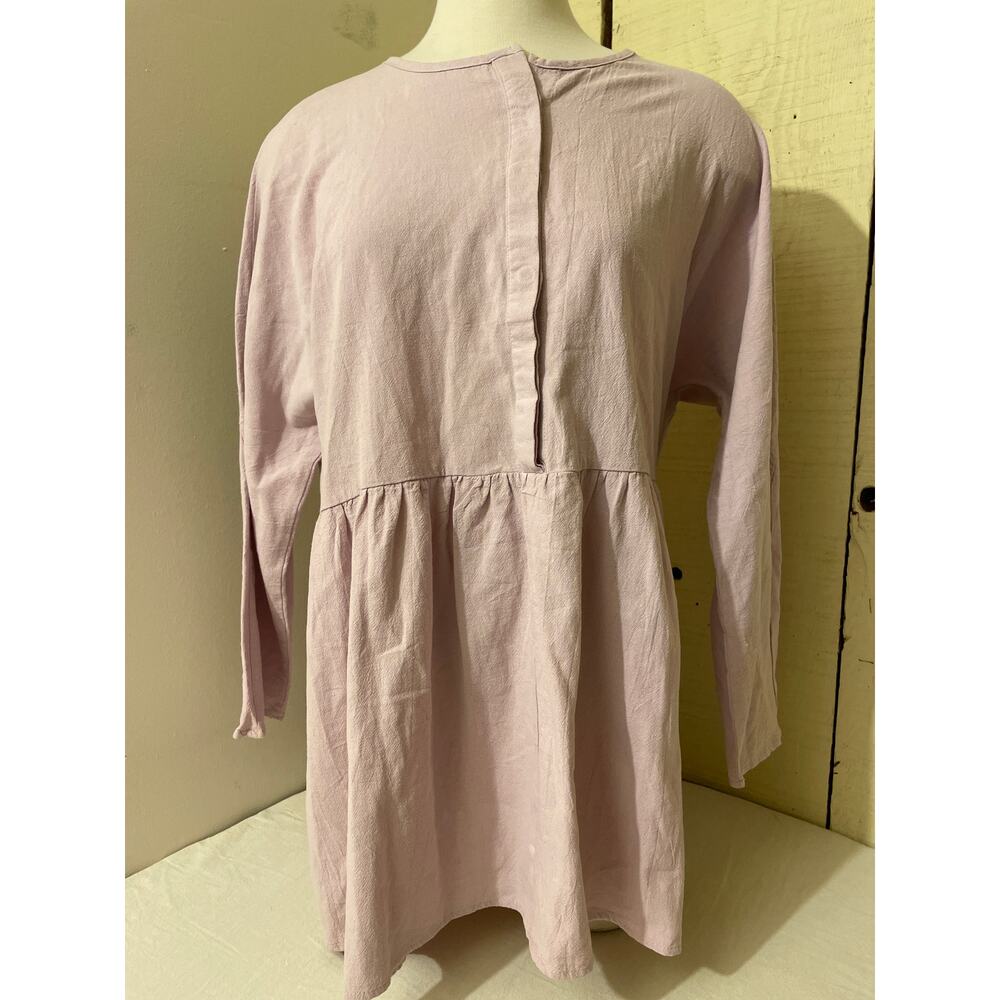 Belle Zeke Size Medium Women's‎ Long Sleeve Blouse Casual Pink/Lavender
